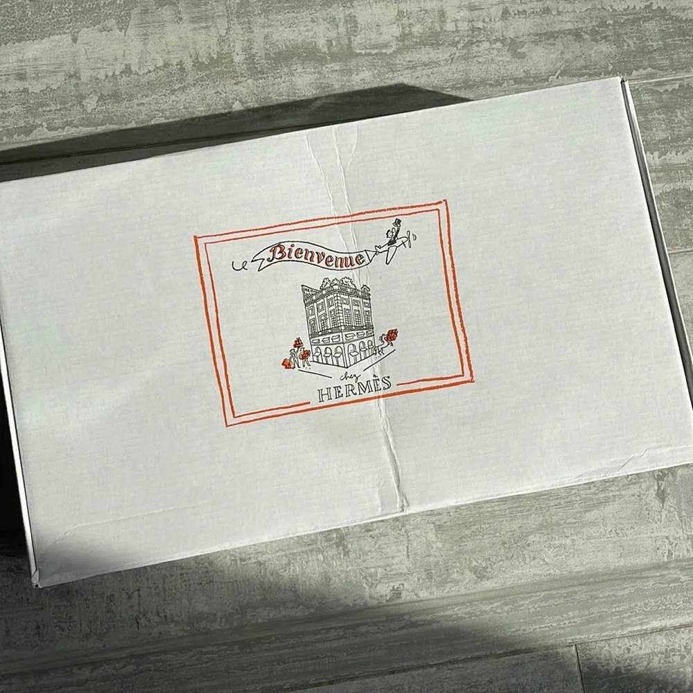 Hermes White box empty Gift Box package only